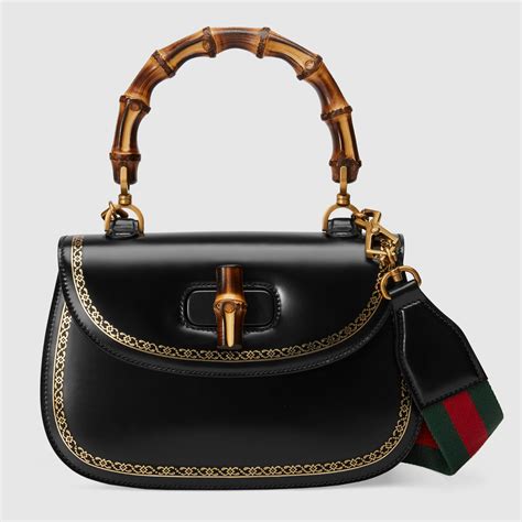 gucci bamboo top handle bag.